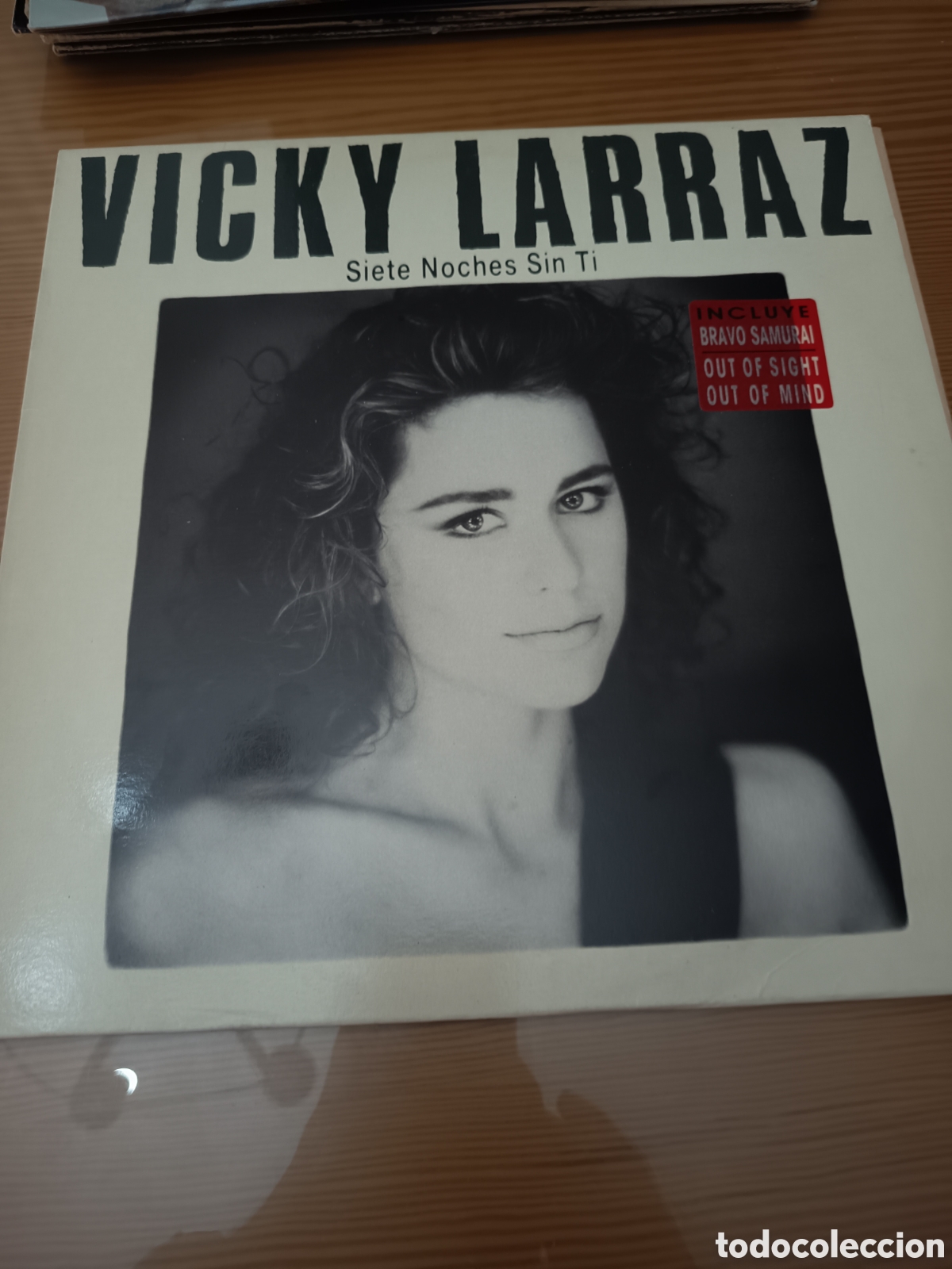 Discos de vinilo: Vinilo LP de Vicky Larraz titulado Siete Noches Sin Ti.