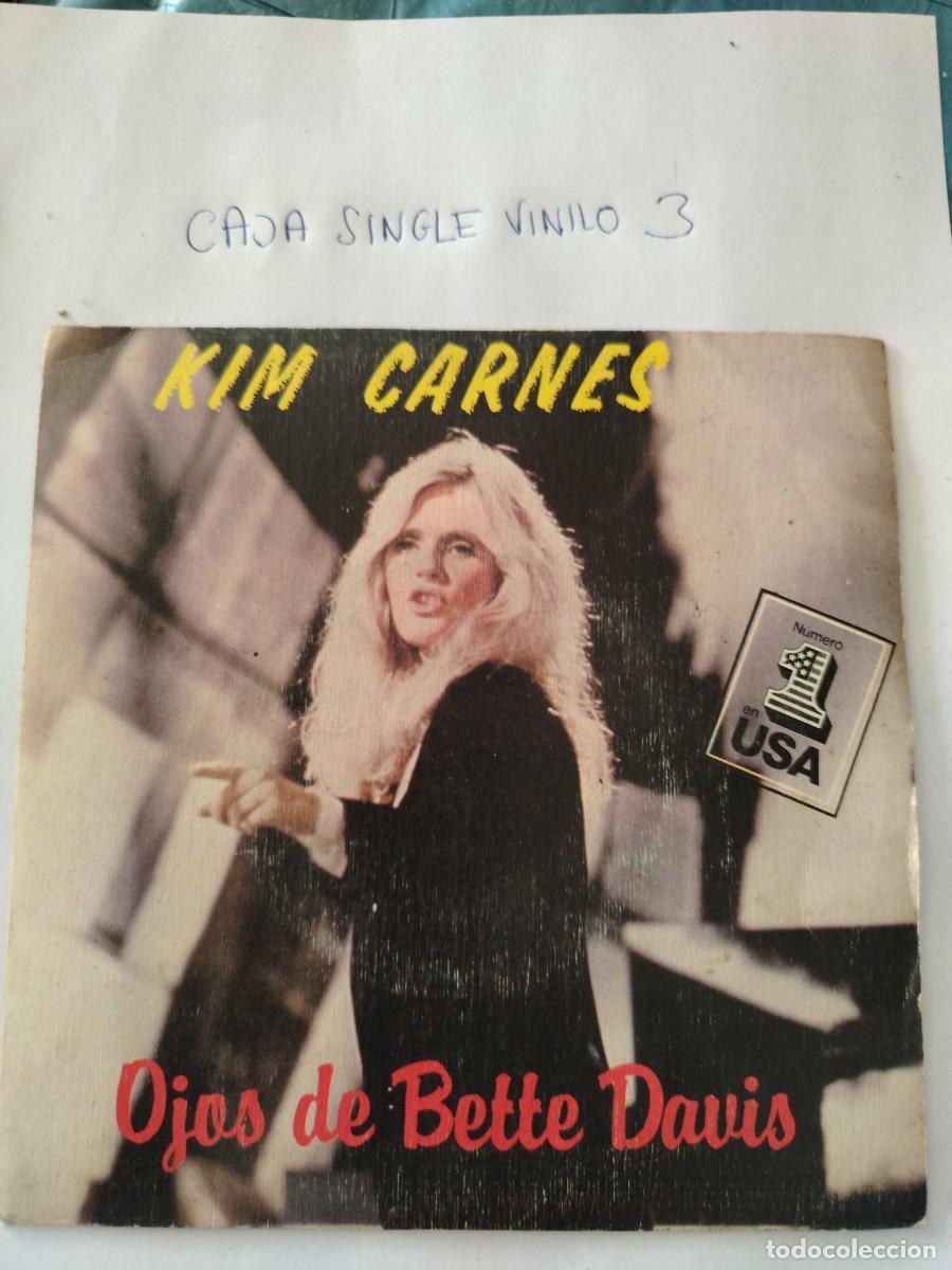 Discos de vinilo: Single vinilo Kim carnes, ojos de bette davis