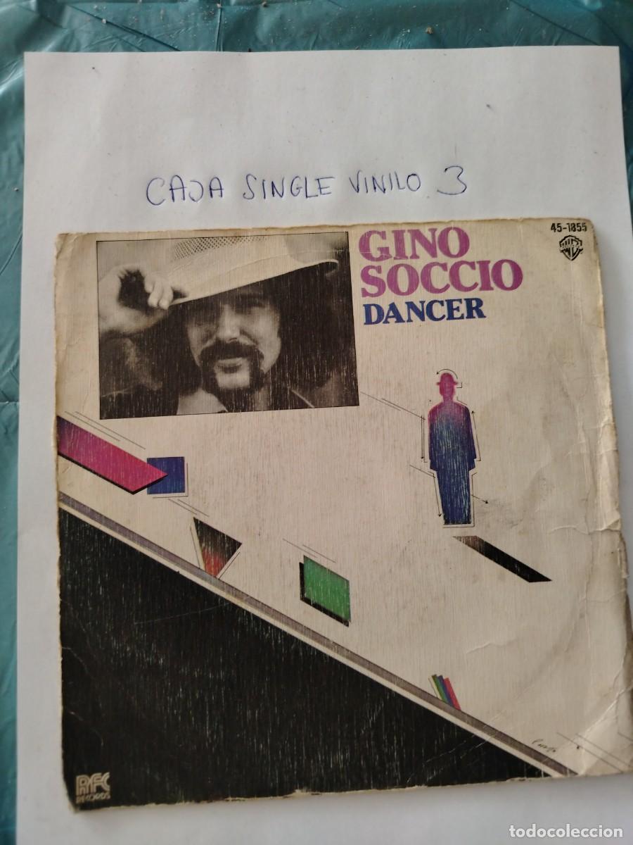 Discos de vinilo: Single vinilo gino soccio dancer