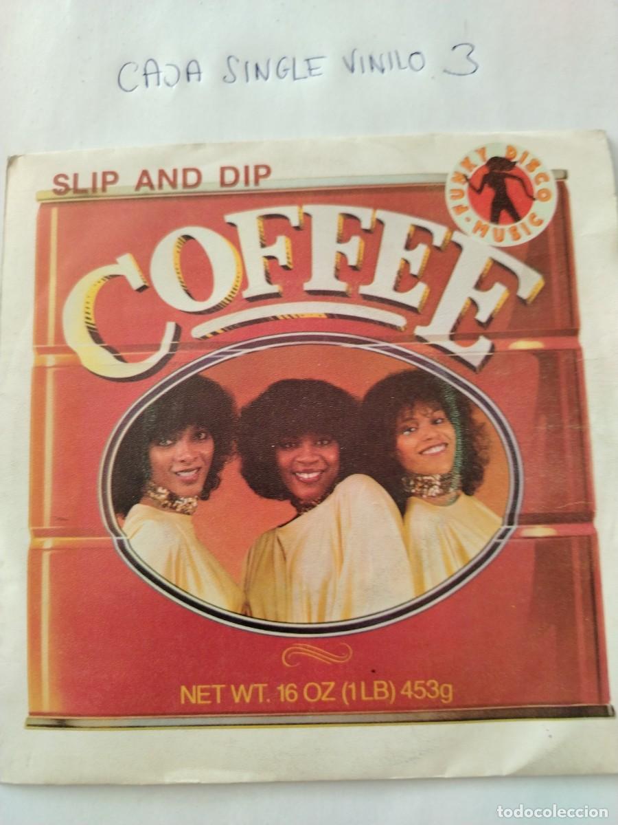 Discos de vinilo: Single vinilo slip and dip, coffee