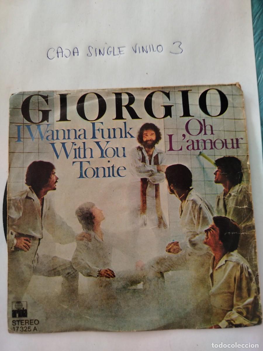 Discos de vinilo: Single vinilo Giorgio, I wanna funk