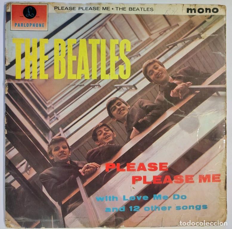 Discos de vinilo: The Beatles. Please please me. Parlophone, UK 1963 LP MONO original (PMC 1202)