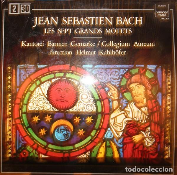 Discos de vinilo: Les Sept Grands Motets- Jean Sebastien Bach, Kantorei Barmen-Gemarke / 2 X LP - GATEFOLD