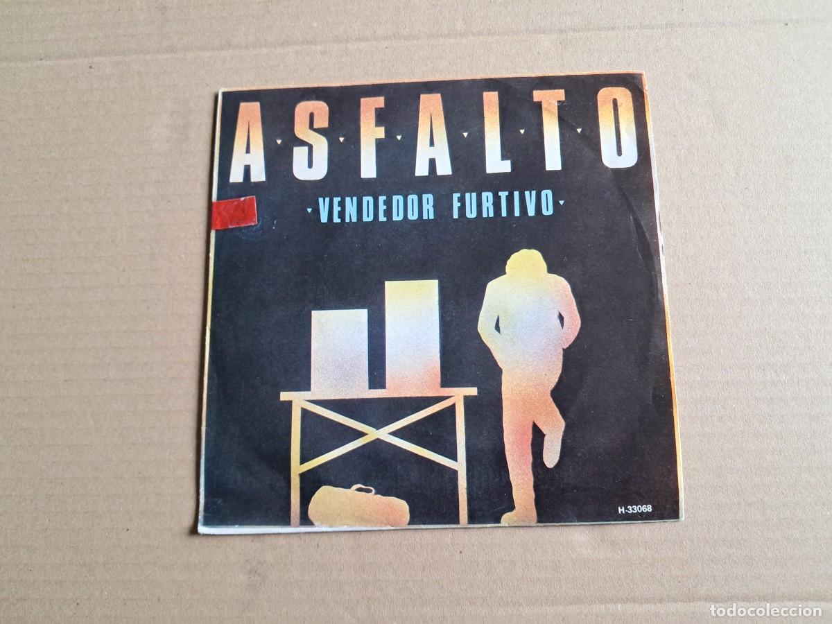 Discos de vinilo: ASFALTO - VENDEDOR FURTIVO SINGLE PROMOCIONAL 1981