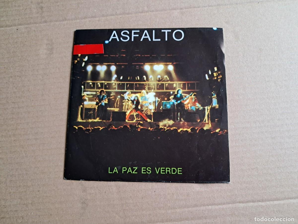 Discos de vinilo: ASFALTO - LA PAZ ES VERDE SINGLE PROMOCIONAL 1983