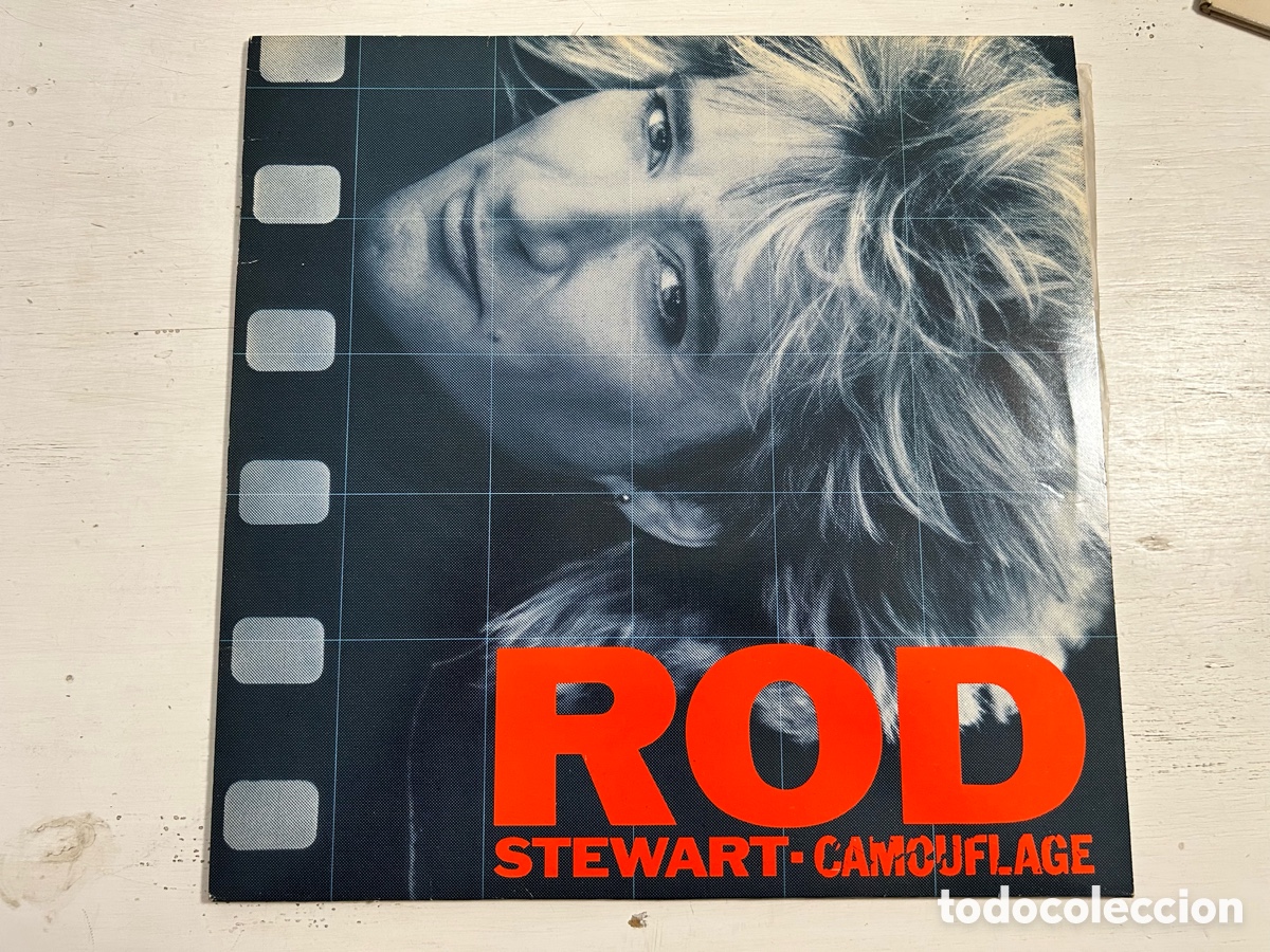 Discos de vinilo: ROD STEWART LP CAMOUFLAGE