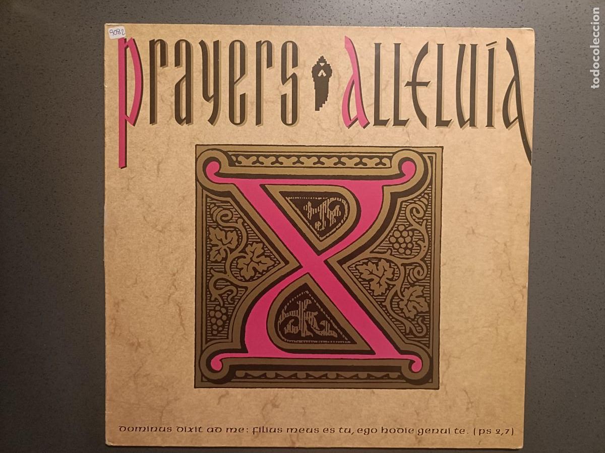 Discos de vinilo: Prayers &ndash; Alleluia - Maxi Single sello WEA 1990