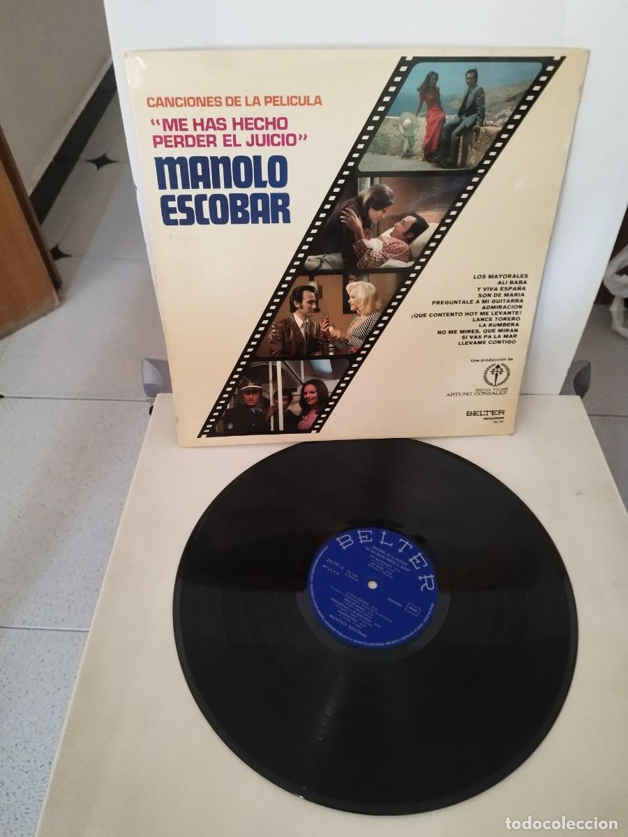 Discos de vinilo: Manolo Escobar - Canciones de la pel&iacute;cula &rdquo;Me has hecho perder el juicio. Banda sonora
