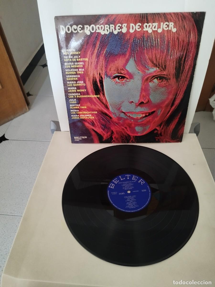 Discos de vinilo: Doce Nombres de Mujer. Vinilo lp recopilatorio.