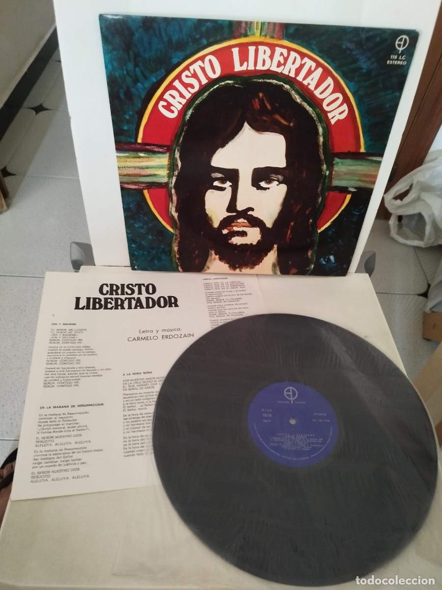 Discos de vinilo: CRISTO LIBERTADOR - CARMELO ERDOZAIN. Vinilo lp.