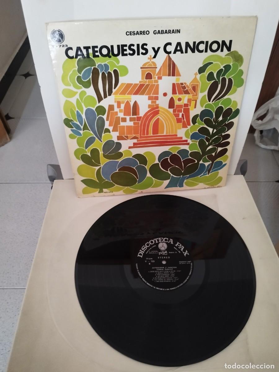 Discos de vinilo: LP. CESAREO GABARAIN. CATEQUESIS Y CANCION.