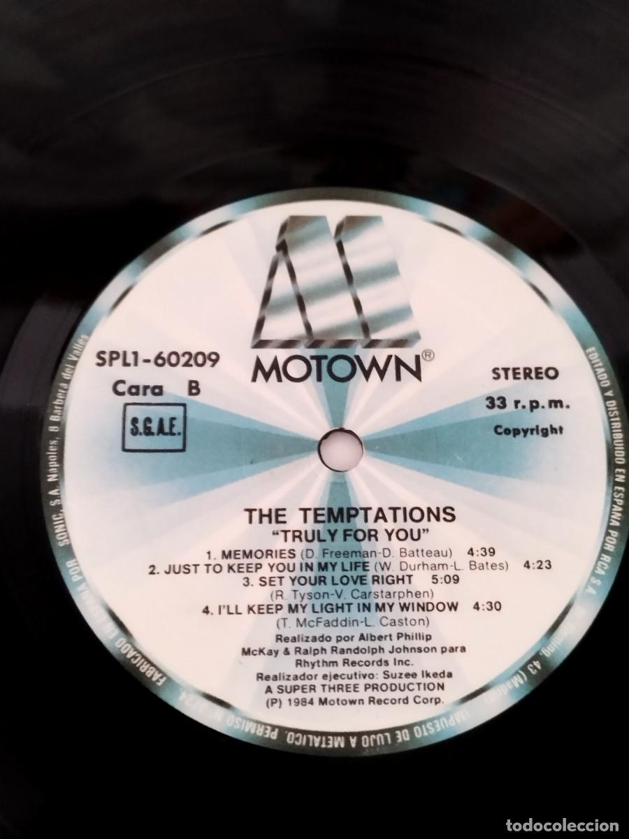 Discos de vinilo: The Temptations &ndash; Truly For You. Vinilo lp. - Foto 2