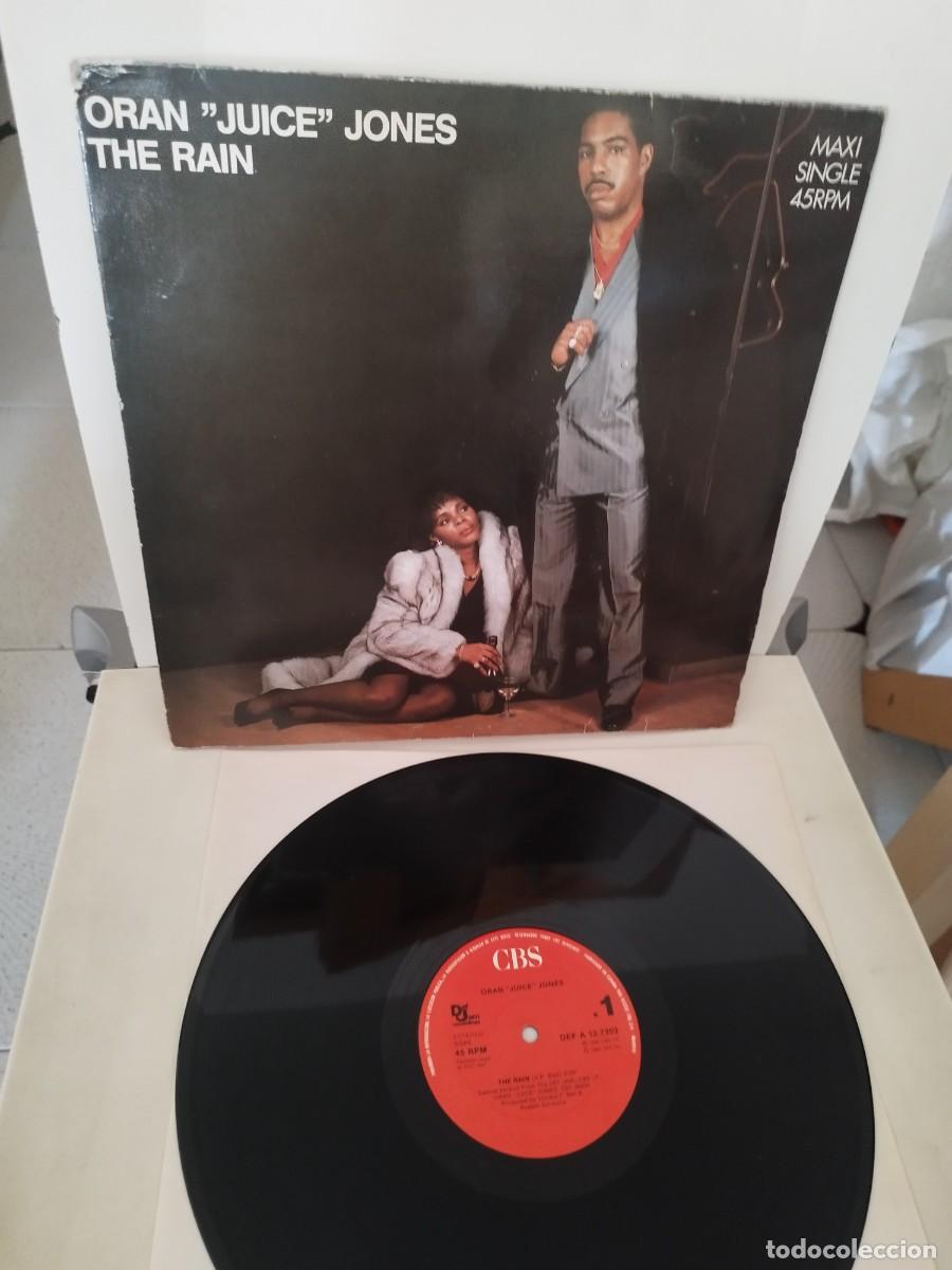 Discos de vinilo: Oran &rdquo;Juice&rdquo; Jones &ndash; The Rain. Vinilo maxi single.
