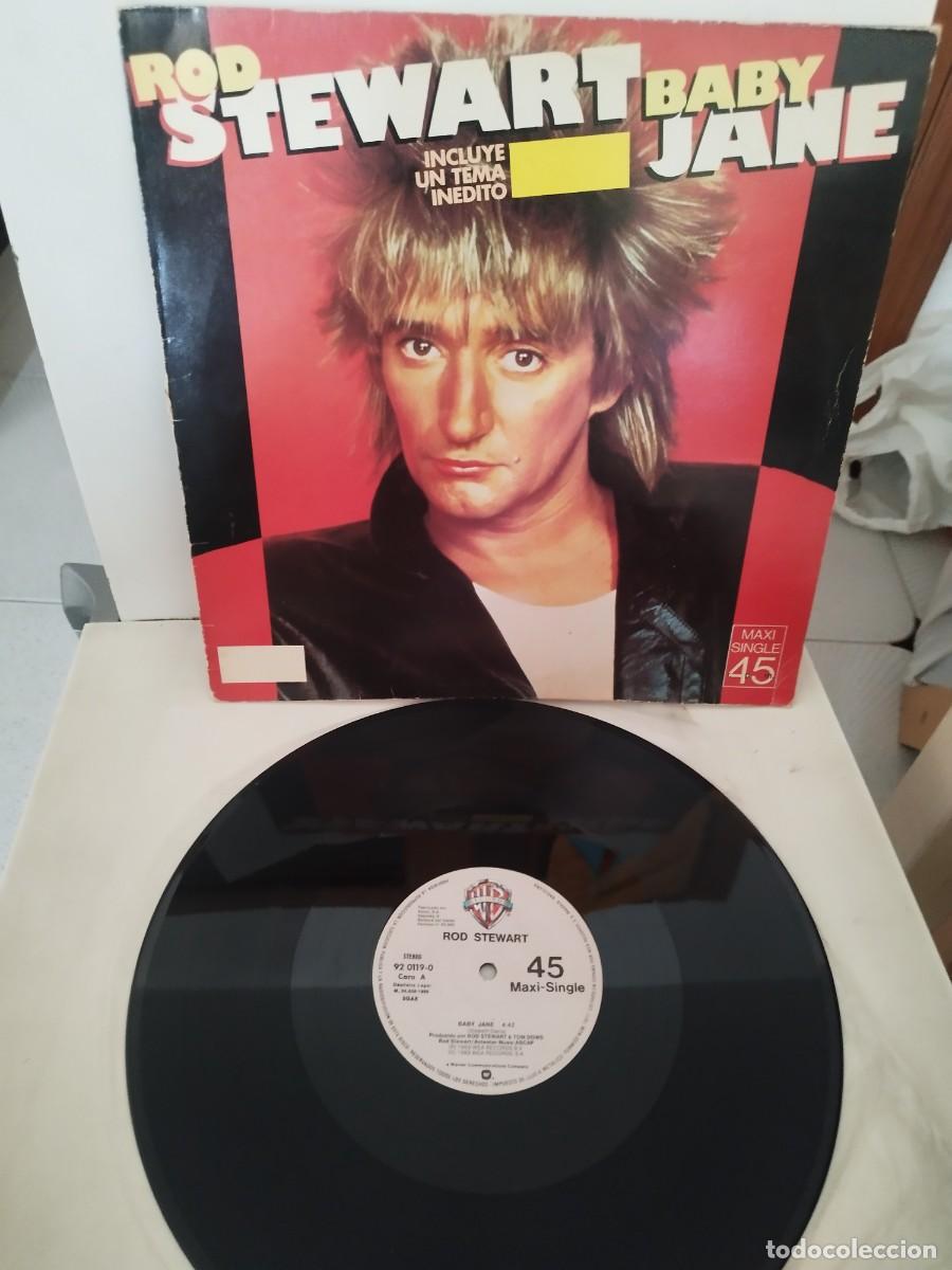Discos de vinilo: Rod Stewart &ndash; What Am I Gonna Do (I'm So In Love With You). Vinilo maxi single.