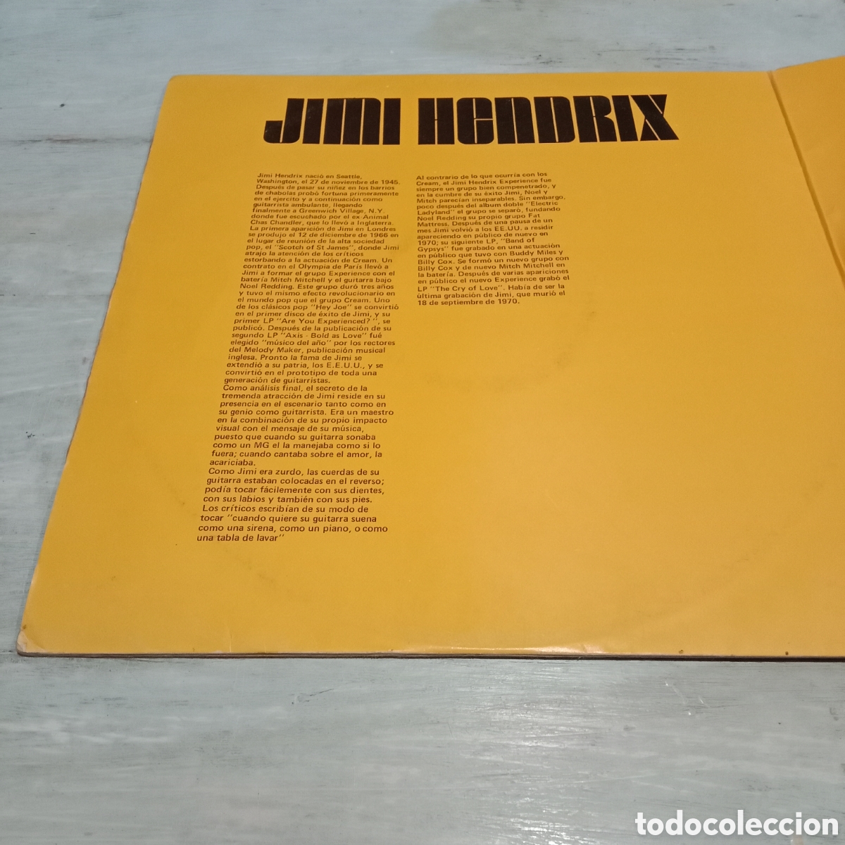 Discos de vinilo: JIMI HENDRIX - POP HISTORY VOL 2 - LP DOBLE GATEFOLD - Foto 4