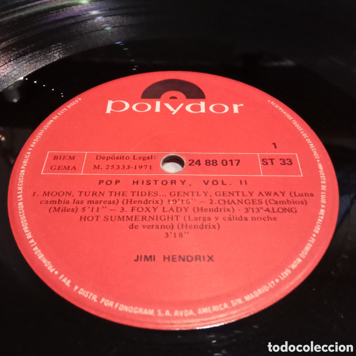 Discos de vinilo: JIMI HENDRIX - POP HISTORY VOL 2 - LP DOBLE GATEFOLD - Foto 8
