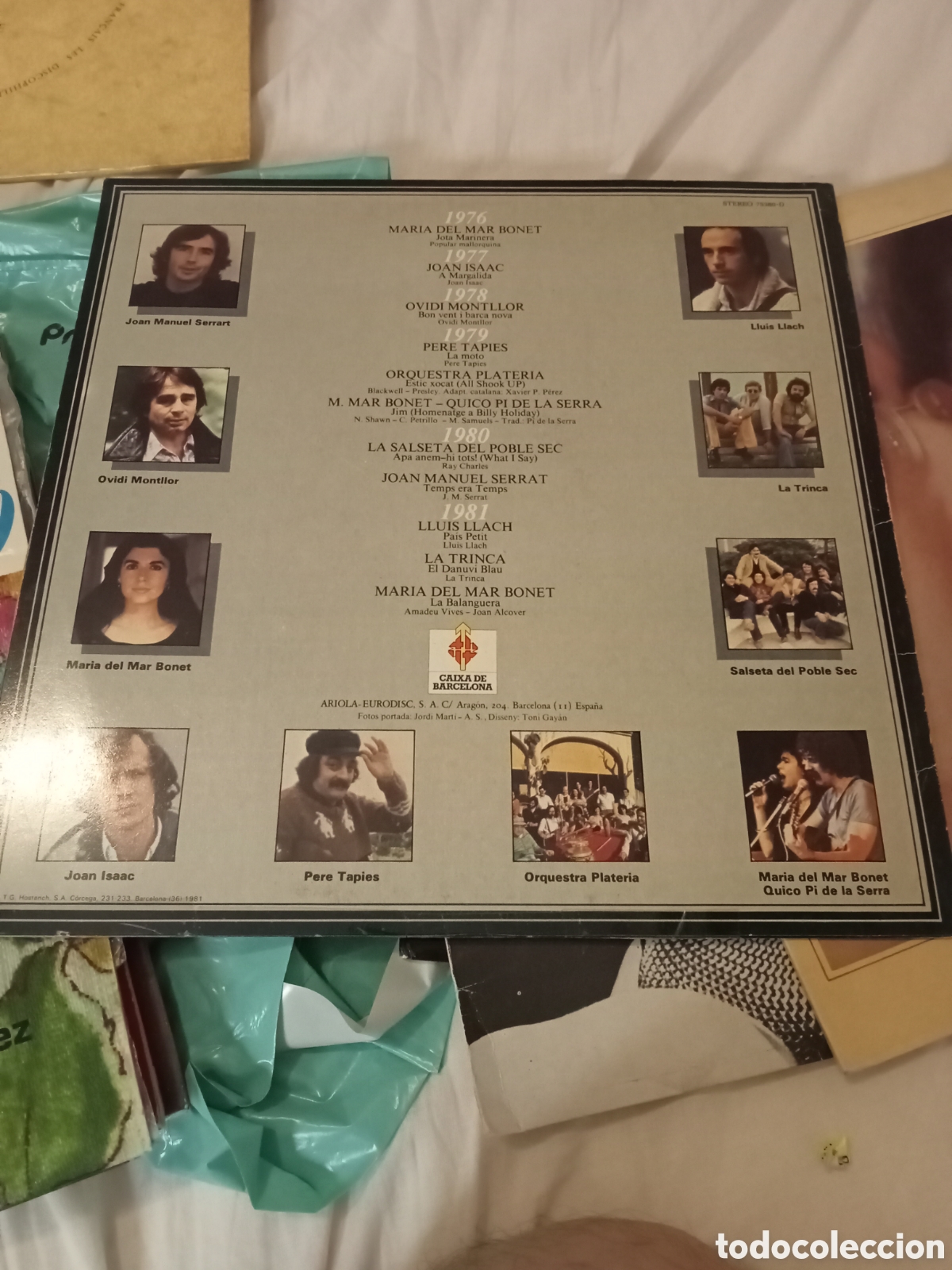 Discos de vinilo: Temps i can&ccedil;ons 1976-1981 - Foto 2