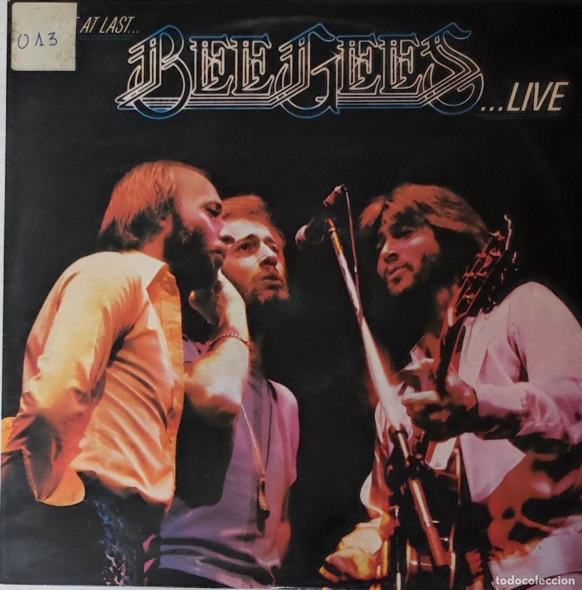 Discos de vinilo: Bee Gees &ndash; Here at Last&hellip; Bee Gees Live (1977, RSO &ndash; 24 79 188)