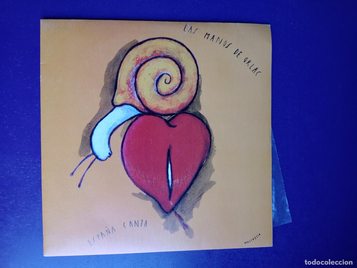 Discos de vinilo: Las Manos De Orlac &ndash; Espa&ntilde;a Canta - Sg ROCCO 1987 - POP ROCK 80'S - NACHO MASTRETTA - FIRMADO