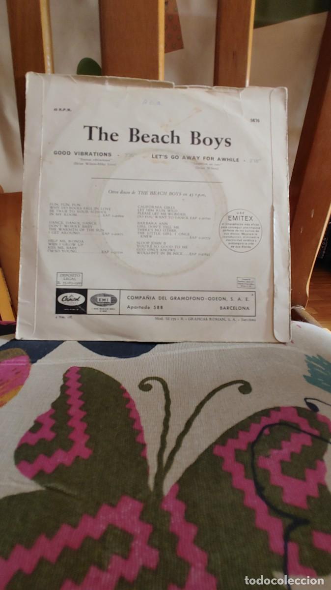 Discos de vinilo: THE BEACH BOYS-SINGLE GOOD VIBRATIONS - Foto 2
