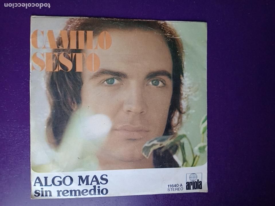 Discos de vinilo: Camilo Sesto &ndash; Algo Mas / Sin Remedio - Sg ARIOLA 1973 - MELODICA POP 70'S - 80'S