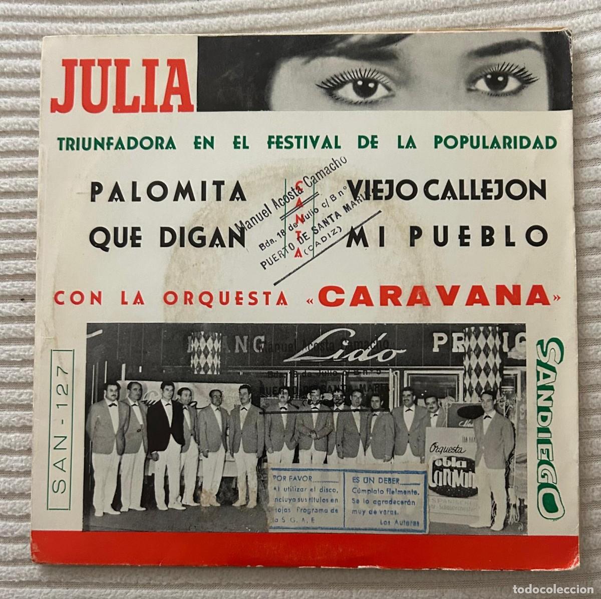 Discos de vinilo: JULIA Y LA ORQUESTA CARAVANA