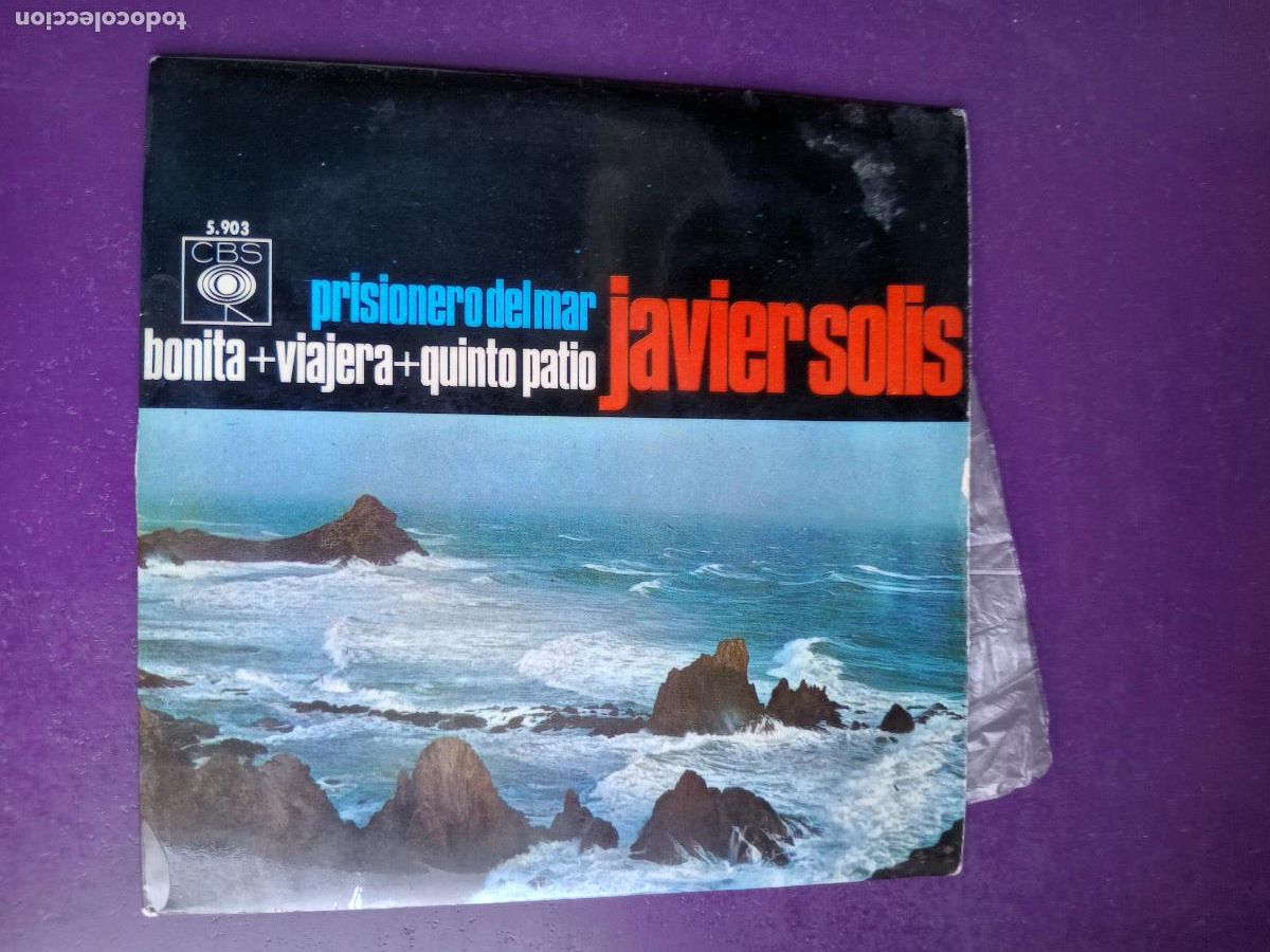 Discos de vinilo: Javier Solis &ndash; Prisionero Del Mar +3 - EP CBS 1964 - MEXICO FOLK RANCHERA - MARIACHI ARCADIO ELIAS