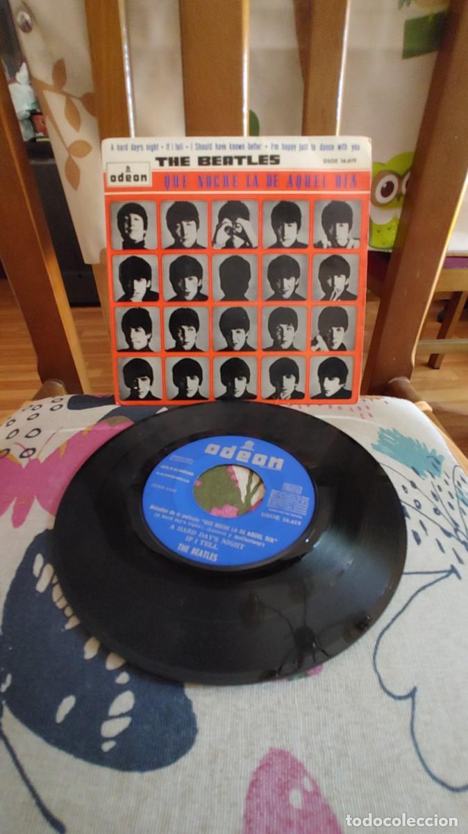 Discos de vinilo: THE BEATLES-EP QUE NOCHE LA DE AQUEL DIA