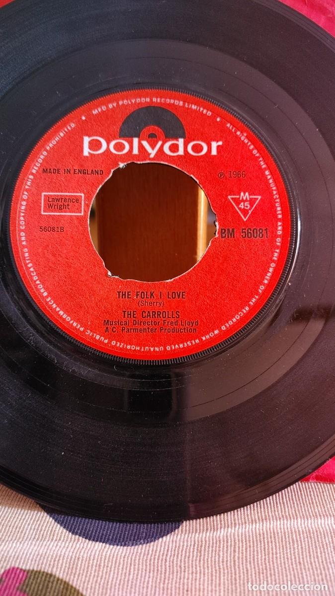 Discos de vinilo: THE CARROLLS-SINGLE SURRENDER YOUR LOVE - Foto 2