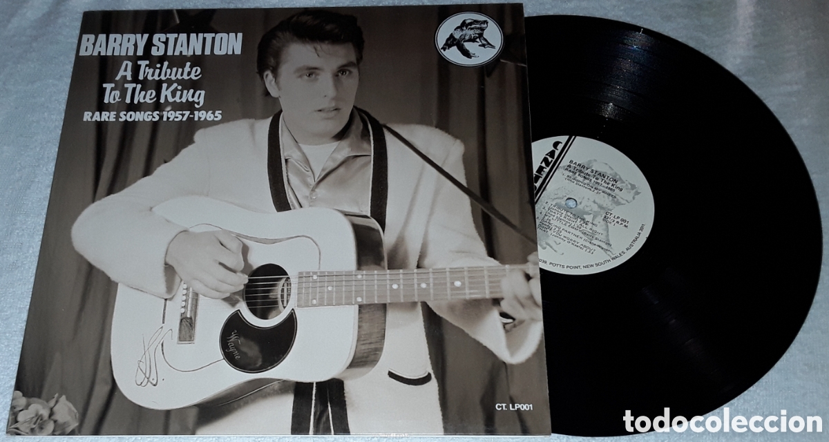 Discos de vinilo: LP - BARRY STANTON - A TRIBUTE TO THE KING - RARE SONGS 1957 - 1965 - GATEFOLD - MADE IN AUSTRALIA