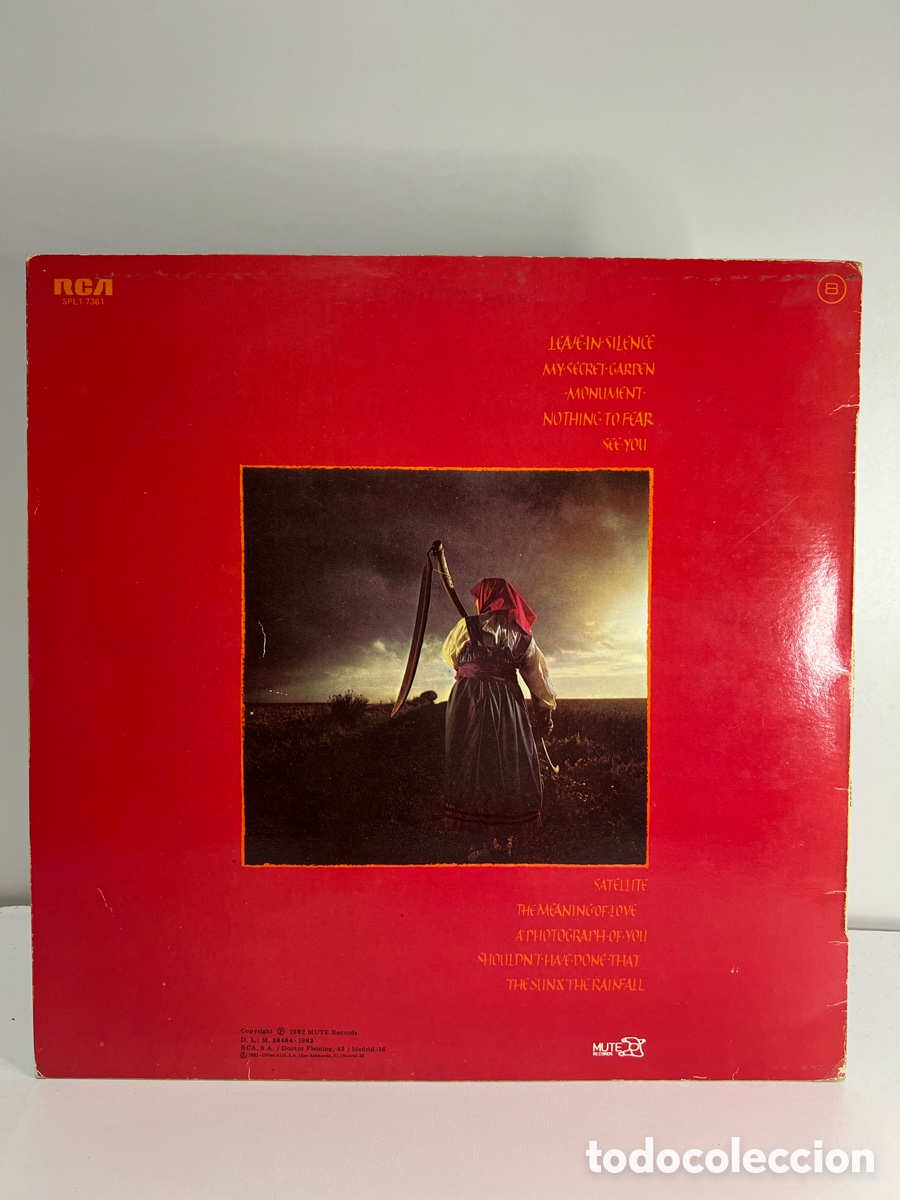 Discos de vinilo: DEPECHE MODE (LP) A BROKEN FRAME A&Ntilde;O 1982 &ndash; HOJA CON LETRAS - Foto 2