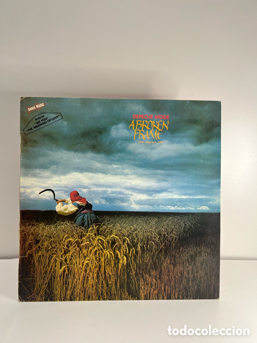 Vinyl-Schallplatten: DEPECHE MODE (LP) A BROKEN FRAME A&Ntilde;O 1982 &ndash; HOJA CON LETRAS
