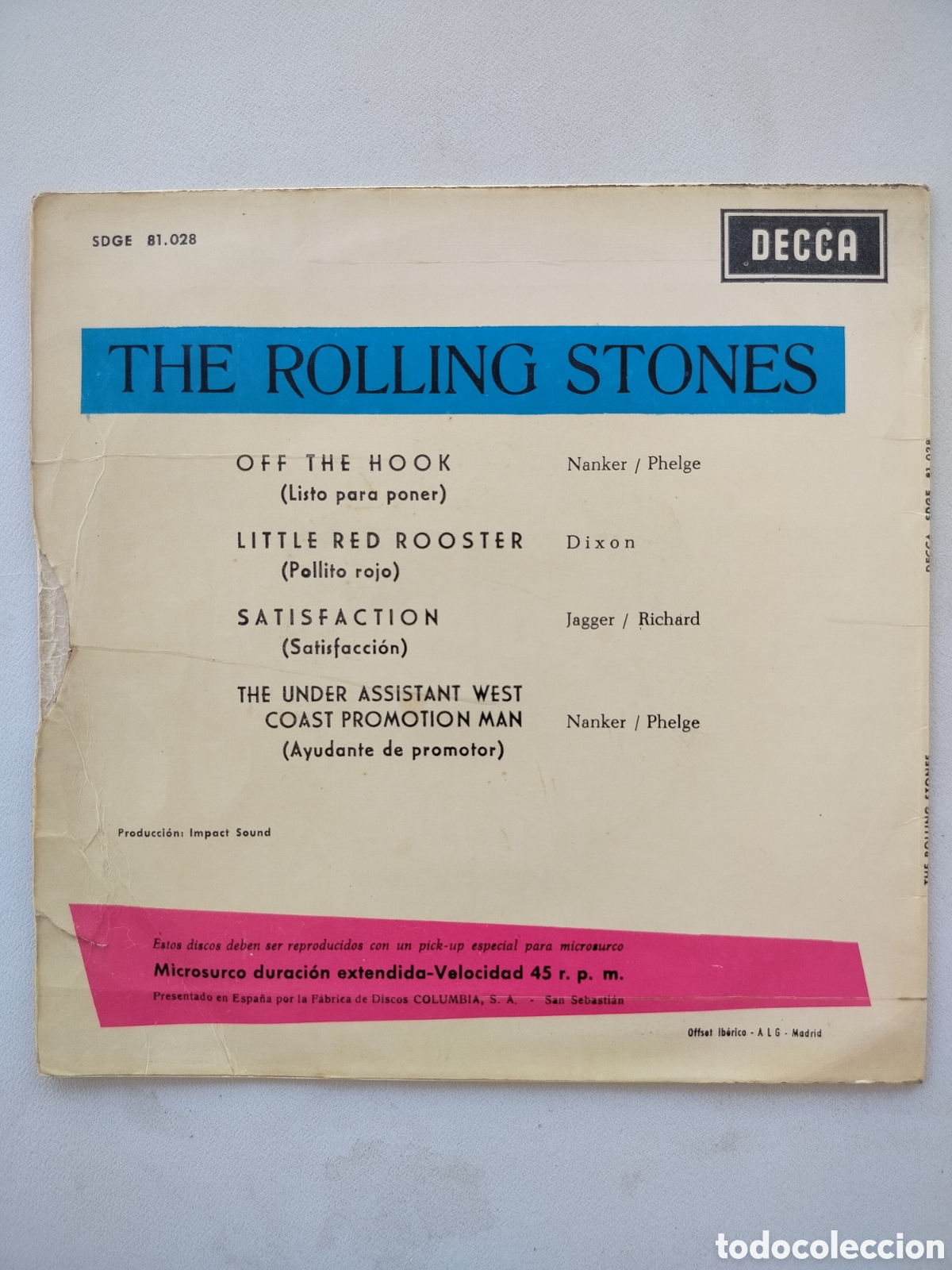 Discos de vinilo: The Rolling Stones EP 1965 - Foto 2