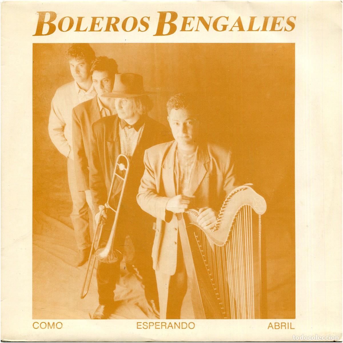 Discos de vinilo: Boleros Bengal&iacute;es - Como esperando abril (SIlvio Rodr&iacute;guez) - SG Spain 1991 - Pasi&oacute;n Discos &lrm;1P-022/