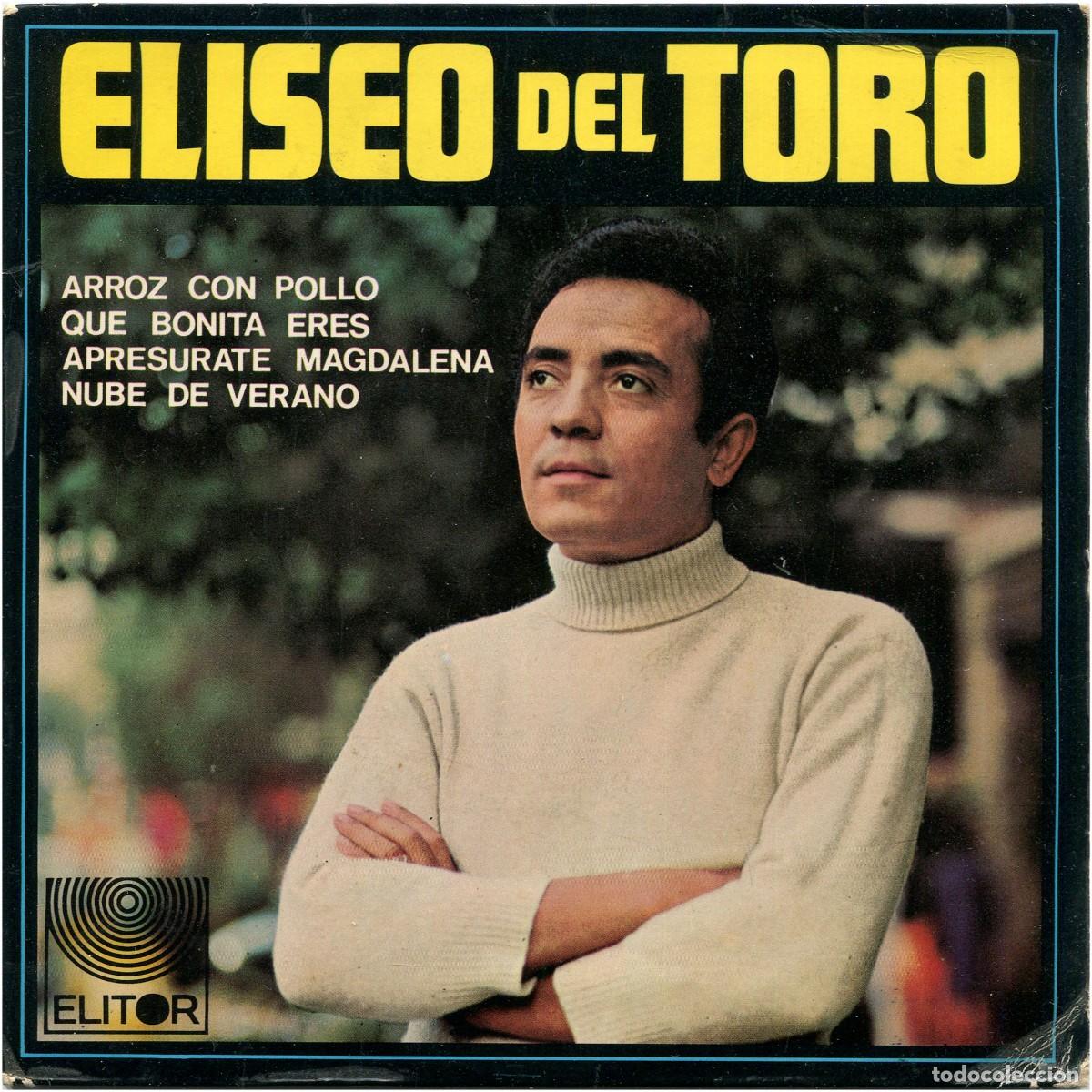 Discos de vinilo: Eliseo del Toro (Le&oacute;n Borrell) - Arros con pollo - EP Spain 1958 - Elitor BN-45-202 - VG/VG+