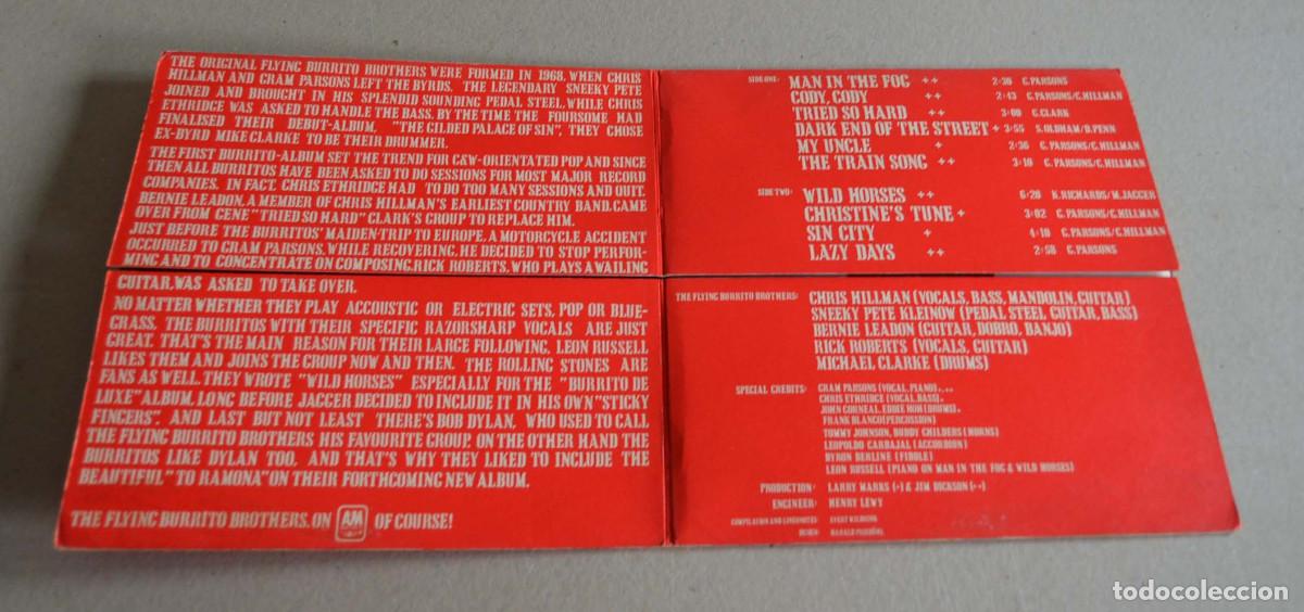 Discos de vinilo: FLYING BURRITO BROS - HOT BURRITO - Foto 3