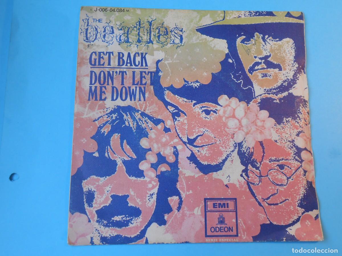 Discos de vinilo: BEATLES, THE, SG, GET BACK + 1, A&Ntilde;O 1969, ODEON J 006-04.084