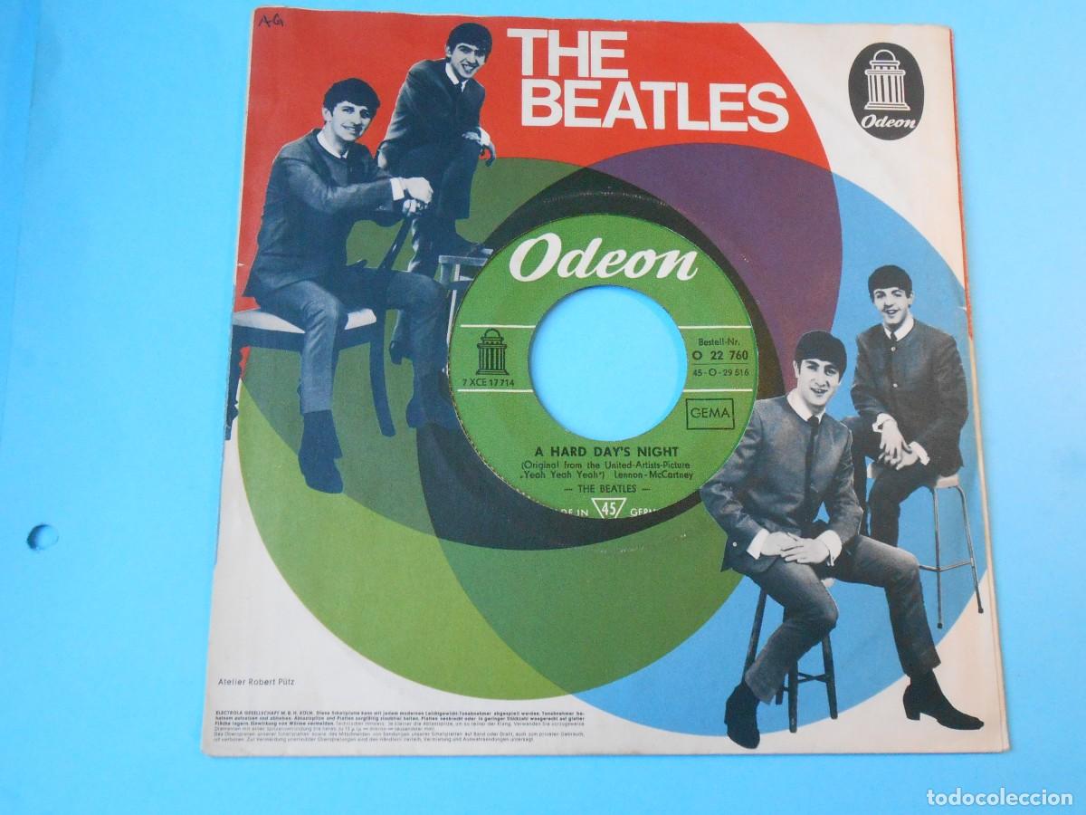 Discos de vinilo: BEATLES, THE, SG, A HARD DAY&acute;S NIGHT + 1, A&Ntilde;O 19??, ODEON 0 22.760 GENERIC, MADE IN GERMANY