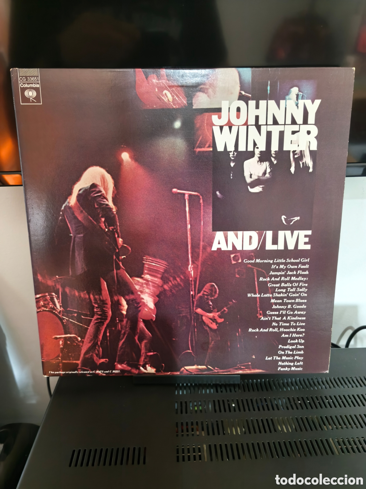 Discos de vinilo: Johnny Winter: And/Live 2Lps 1975 USA
