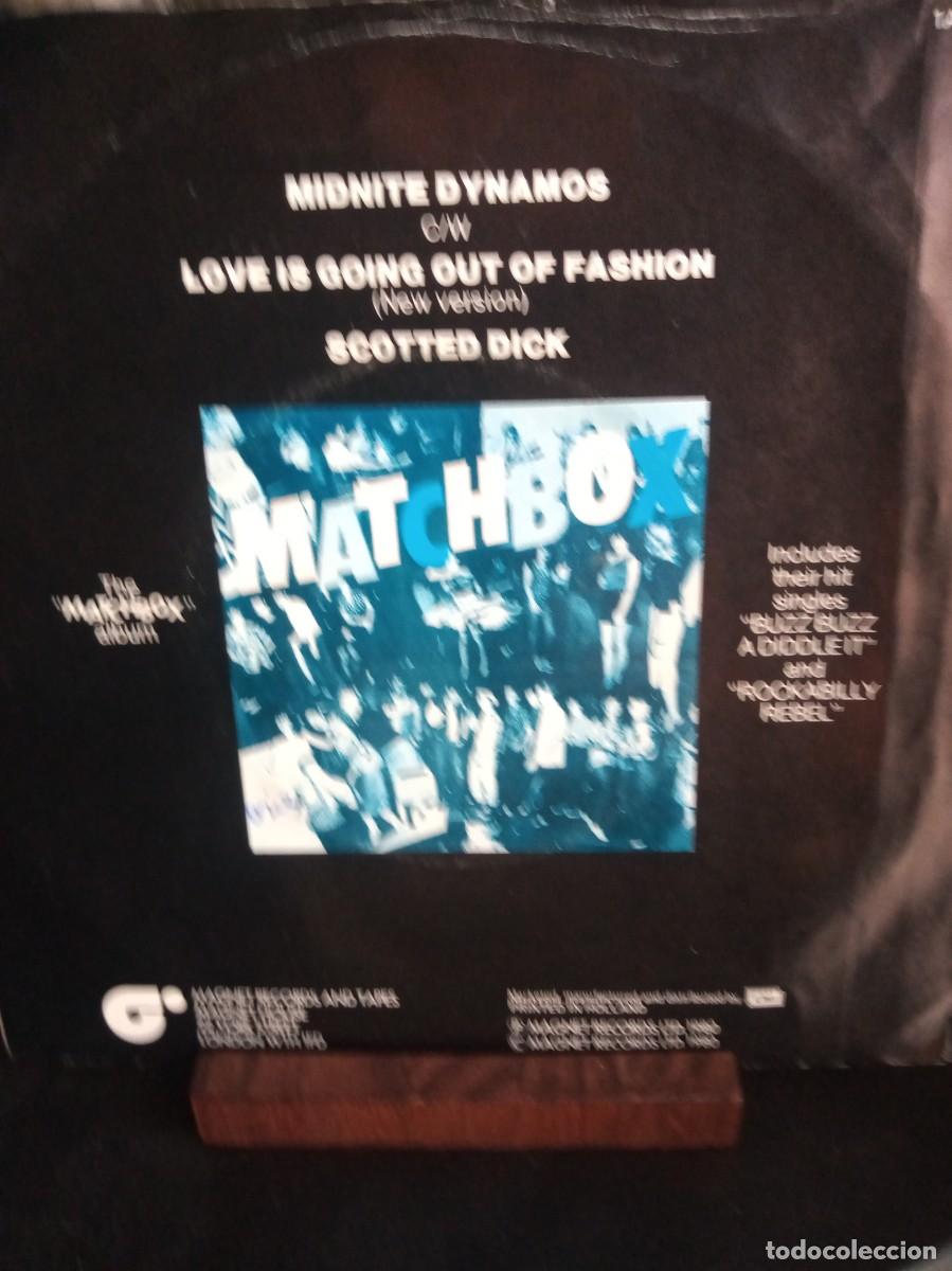 Discos de vinilo: MATCHBOX - MIDNITE DYNAMOS - SINGLE. - Foto 2