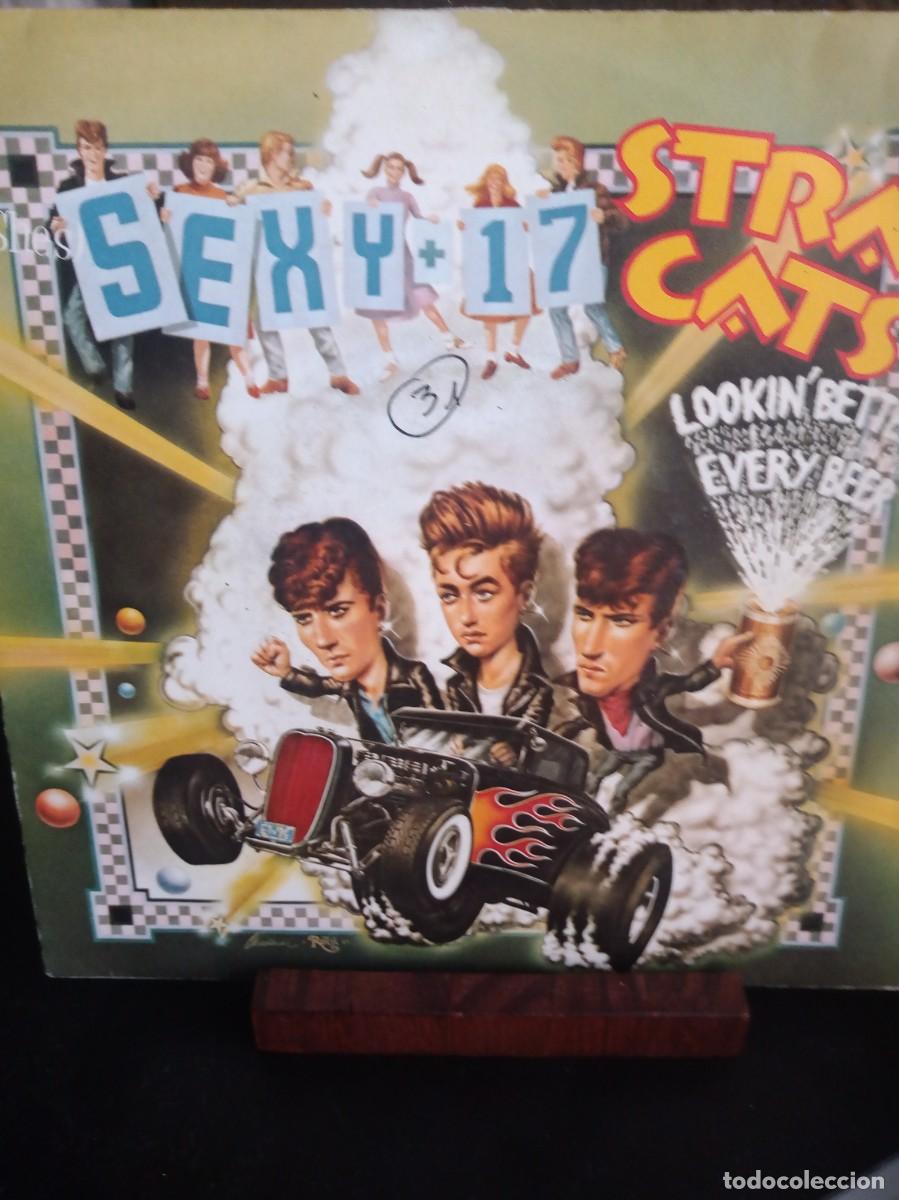 Discos de vinilo: STRAY CATS - SEXY + 17 - SINGLE.