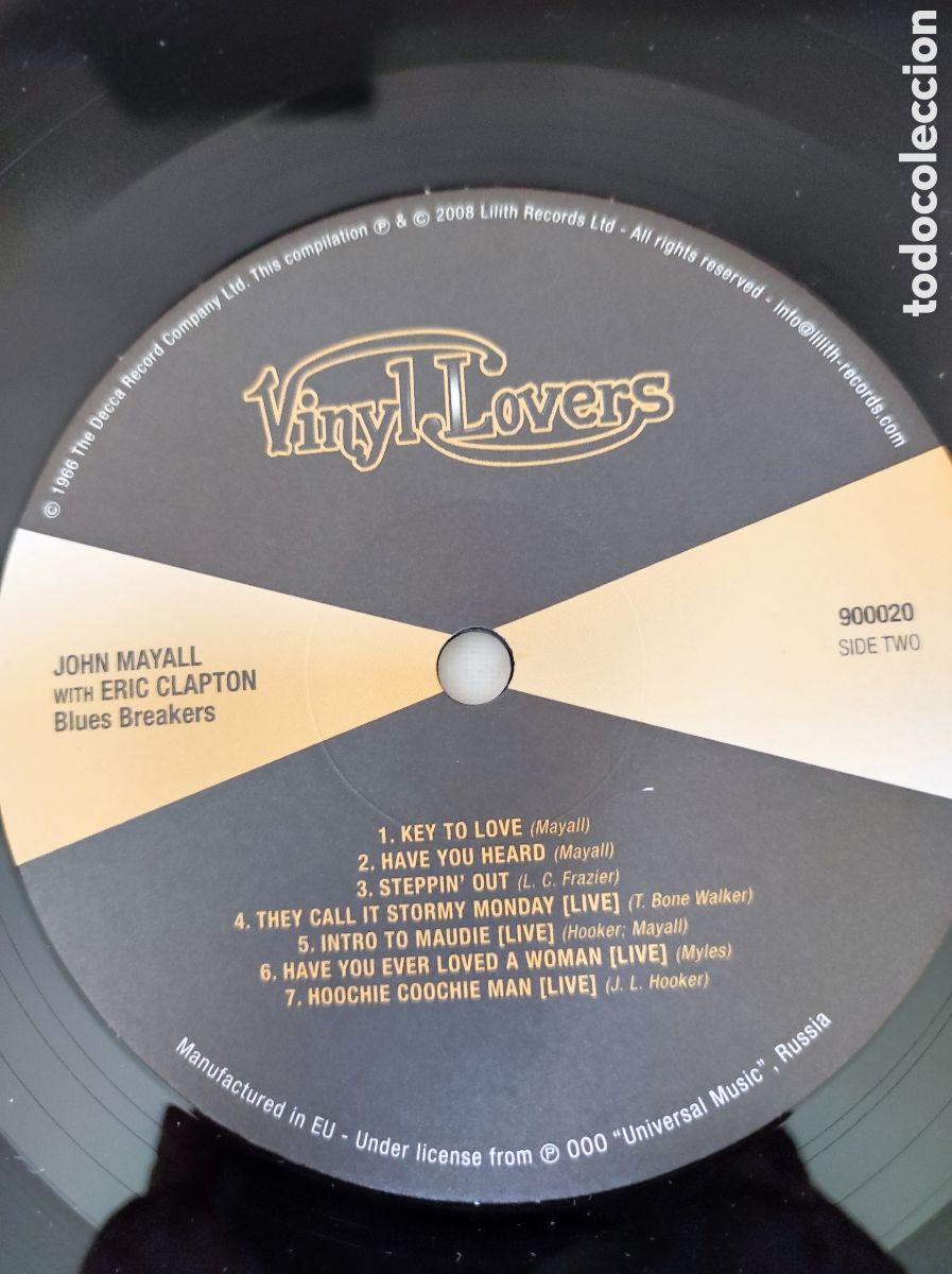Discos de vinilo: JOHN MAYALL & BLUES BREAKERS WITH ERIC CLAPTON - Foto 5