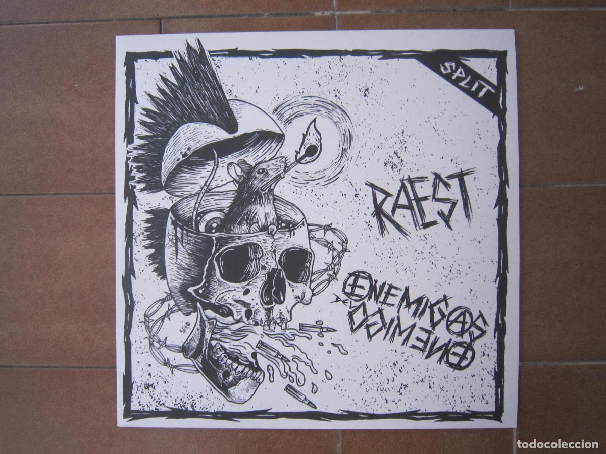 Discos de vinilo: LP - SPLIT - PUNK - RAEST / ENEMIGXS DEL ENEMIGO - 2021 - ALEMANIA / COSTA RICA