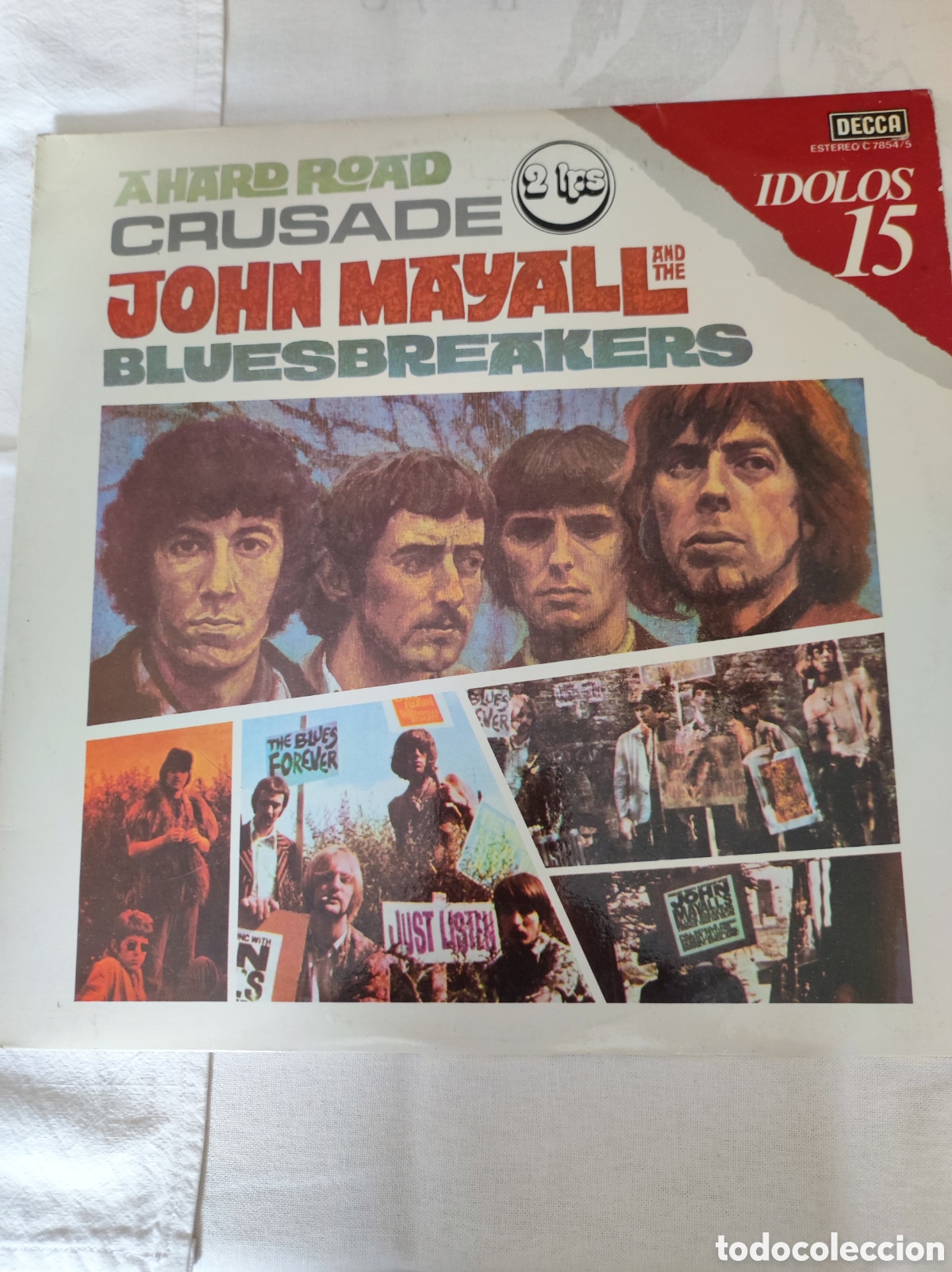 Discos de vinilo: JOHN MAYALL & THE BLUESBREAKERS - A HARD ROAD / CRUSADE