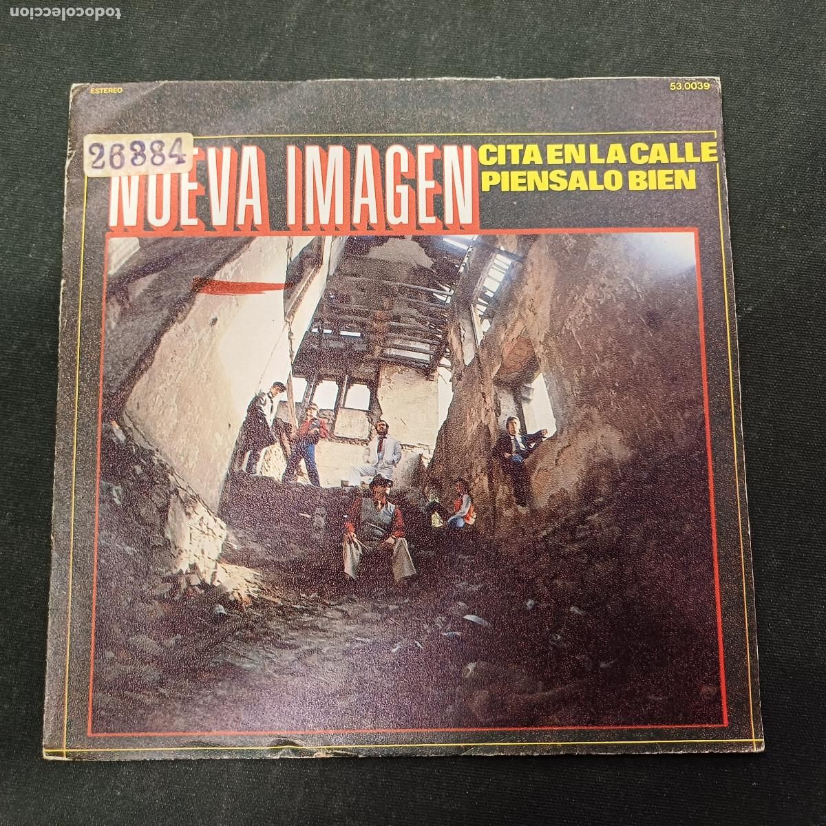 Discos de vinilo: NUEVA IMAGEN/CITA EN LA CALLE/SINGLE.