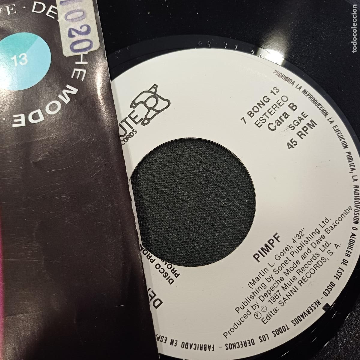 Discos de vinilo: DEPECHE MODE/STRANGELOVE/SINGLE PROMOCIONAL. - Foto 2
