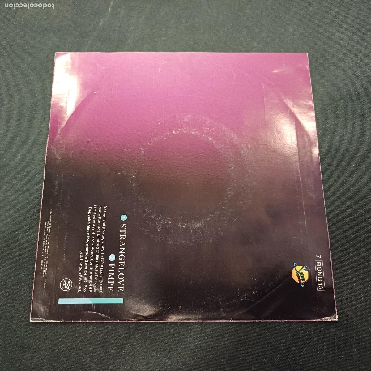 Discos de vinilo: DEPECHE MODE/STRANGELOVE/SINGLE PROMOCIONAL. - Foto 3