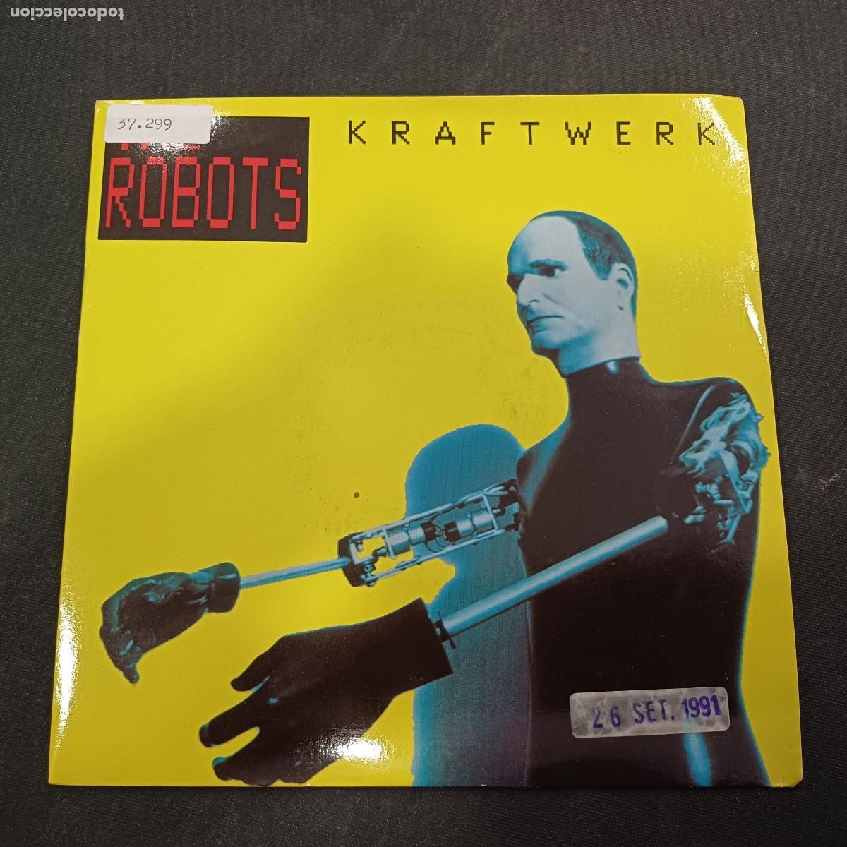 Discos de vinilo: KRAFTWERK/THE ROBOTS/SINGLE.