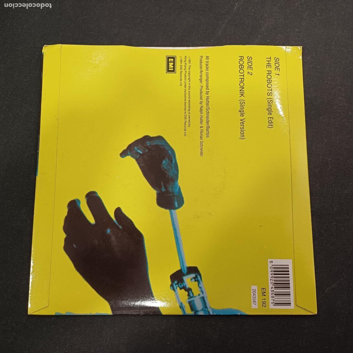 Discos de vinilo: KRAFTWERK/THE ROBOTS/SINGLE. - Foto 3