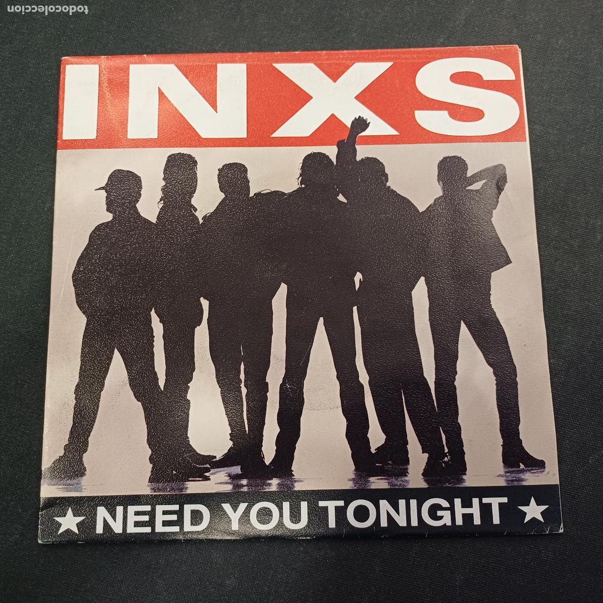 Discos de vinilo: INXS/NEED YOU TONIGHT/SINGLE.